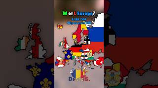 W or L Europe europe map geography mapping shorts mapchart mapper [upl. by Alleon895]