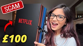 UNBOXING A £100 NETFLIX ADVENT CALENDAR [upl. by Iraj]