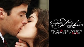 Pretty Little Liars  Aria And Ezra Kiss In Public  quotIf At First You Dont Succeed Liequot 1x15 [upl. by Dnomal]