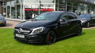 MercedesBenz A45 AMG 2015 Start Up In Depth Review Interior Exterior [upl. by Aekal]