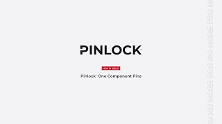 How to adjust the Pinlock® One Component Pins [upl. by Ahsilrae]