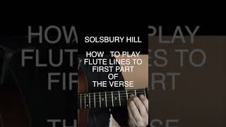 Solsbury Hill verse one flute lines part one￼ [upl. by Tessi]