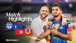 Match Highlights  Bengaluru FC 10 East Bengal FC  MW 1  ISL 202425 [upl. by Hett]