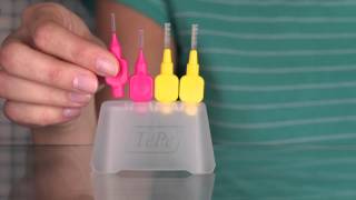 How to use a TePe Interdental Brush [upl. by Adnorahs59]