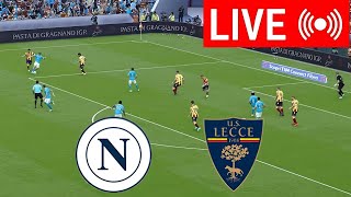 🔴 In Diretta  NapoliLecce  Serie A 202425  Partita in diretta oggi [upl. by Hallette]