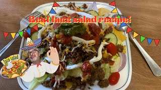 Authentic Taco Salad Recipe [upl. by Eiliah]