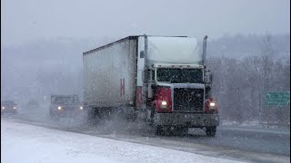 CDOTs 18hour trailer ban gamble pays off on snowy I70 on Krystal 93 [upl. by Portland]