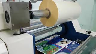 MESIN LAMINATING THERMALTERMAL PEMUTUS OTOMATIS YFMB 720 920 920L [upl. by Ollecram]