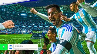 Copa America 2024 Final  Argentina Vs Colombia  Full Match  FC24 Gameplay [upl. by Coopersmith]