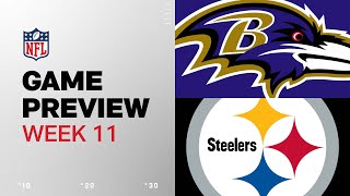 Baltimore Ravens vs Pittsburgh Steelers  2024 Week 11 Game Preview [upl. by Speroni578]