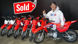 I Bought Every Pit Bike at a Dealership [upl. by Metah750]