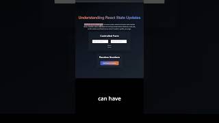 Did You Know This About quotStatequot In Reactjs reactjs softwareengineer [upl. by Vaenfila]