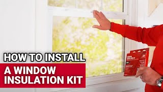 How To Install A Window Insulation Kit  Ace Hardware [upl. by Nnylyahs]