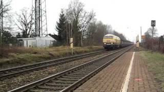 V 320 001 speeds up out of Delmenhorst shunt yard [upl. by Jenny59]