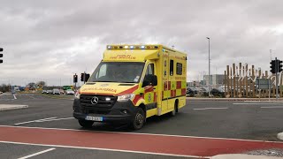 MOBILE TO INCIDENT Dublin Fire Brigade Tallaght Fire Station Ambulance [upl. by Nosac]