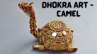 Clay Art  Dhokra Art  Camel  How to make Dhokra Art [upl. by Aggappora152]