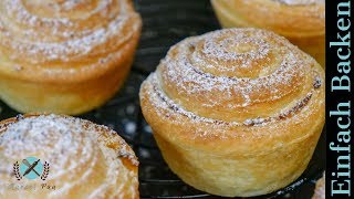 Cruffins mit Aprikosen Füllung [upl. by Nitnilc]