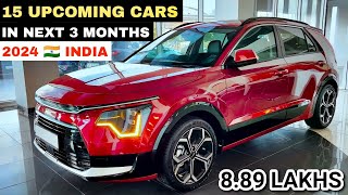 15 UPCOMING CARS IN NEXT 3 MONTHS 2024 INDIA  PRICE LAUNCH DATE REVIEW  UPCOMING CARS 2024 [upl. by Nadaha586]