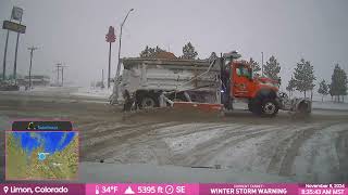 Limon CO Snowstorm  Live Stream Archive [upl. by Nivonod]