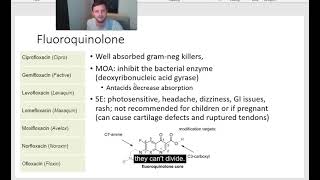 antibacterials sulfonamides fluoroquinolones etc [upl. by Debi]