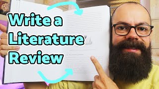 How to write a literature review  my simple 5 step process [upl. by Ronacin98]