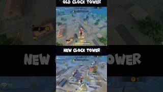 Old vs new Clocktawar ❣️ new update  freefirehighlights foryou freefire [upl. by Ainezey783]