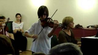 Csongor 10 plays Rieding Violin concerto in Gmajor [upl. by Franza]