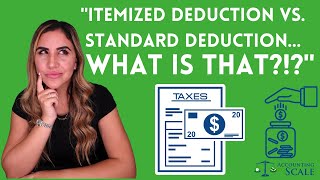 Itemized Deduction vs Standard Deduction Explained [upl. by Winikka]