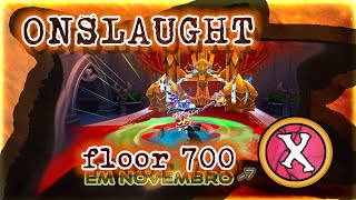 ONSLAUGHT FLOOR 700  DUNGEON DEFENDERS 2  Tower Defense DD2 [upl. by Comstock]