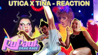 Utica X Tina Burner  BRAZIL REACTION  RuPauls Drag Race  Season 13 [upl. by Rowena]