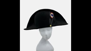 Handmade Classic Napoleon Bicorene Hat [upl. by Cassidy]