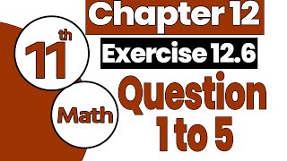 11th Class Math Ch 12  Application of Trigonometry Exercise 126  Question 1 to 5 [upl. by Stoddart809]