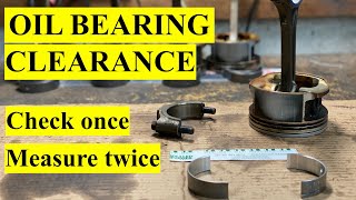 Measuring Oil Bearing Clearances The Cheaper Way No special tools [upl. by Roon]