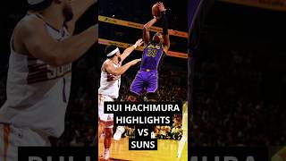 Rui Hachimura Highlights vs Suns [upl. by Anolla727]