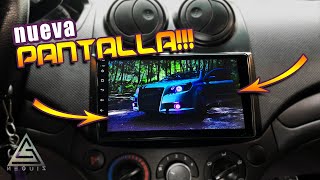 Nuevo Autoestereo de pantalla  Tuning Aveo  Cj Nequiz [upl. by Boak]