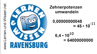 Zehnerpotenzen umwandeln by Lernen und Wissen [upl. by Notlem46]