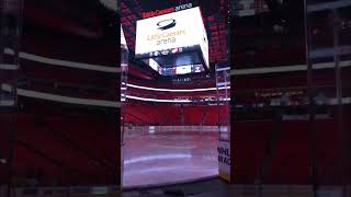 Icelevel view from Zamboni tunnel at Little Caesars Arena before Red Wings game 🏒 nhl redwings [upl. by Brena]