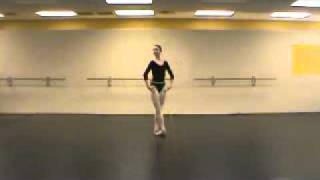 Rochelle Marks 14yrs old Bournonville Thursday Class Part Two [upl. by Bollay]