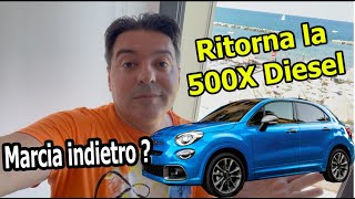 Ritorna il Diesel 16 MultiJet sulla Fiat 500X Marcia indietro [upl. by Trah671]