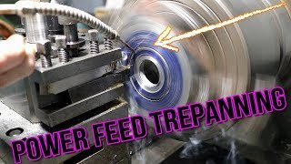 Power Trepanning on the Metal Lathe [upl. by Thierry]