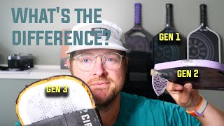 Whats the ACTUAL difference between GEN 1  GEN 2 amp GEN 3 pickleball paddles  Paddle Core Tech [upl. by Triplett]