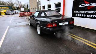 Mercedes R129 SL500 CKS Sport Exhaust [upl. by Neuburger]