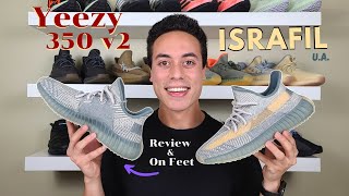 Adidas Yeezy 350 v2 ISRAFIL Review amp On Feet Most Detailed UA Breakdown [upl. by Duntson975]