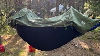 Rivenlo Camping Hammock Tent with Mosquito Net and Rainfly Review [upl. by Nosrak146]