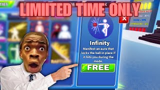 How To Get FREE INFINITY Ability In New Blade Ball Update Limited [upl. by Nossah]