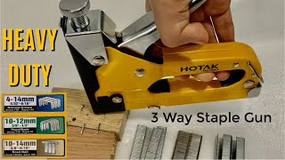 How to use 3 in 1 Staple Gun  HOTAK Heavy Duty 3 Way Staple Gun  MrDIY [upl. by Occor]