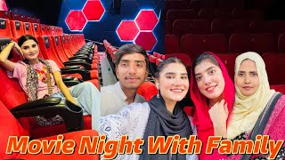 Movie Night With Family 🍿  pehli Bar Sbh Sth Gae ❣️ NA32 [upl. by Drahsir]