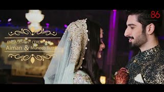 Aiman amp Muneeb Engagement  Pakistani Wedding Highlights Karachi  Asian Wedding Highlights 2020 [upl. by Amlet]