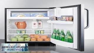 Accucold 24quot Wide RefrigeratorFreezer ADA Compliant Stainless Steel Review [upl. by Niatirb401]