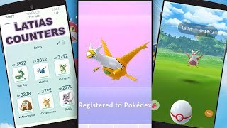 TOP COUNTERS FOR SHINY LATIAS RAIDS  100 IV RAID GUIDE  POKEMON GO [upl. by Dollar]